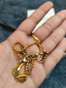 PALMONAS Gold &amp; Crystal Bracelet