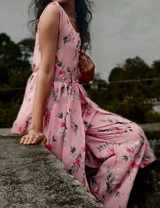 Flowy Floral Sleeveless Dress