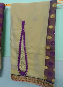Two Saree Combo Lehenga Type 😍