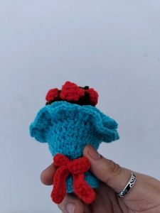Crochet Doll with Heart