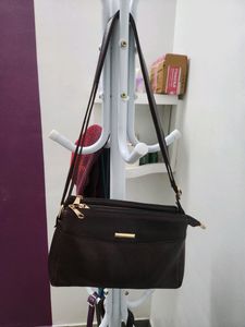 Teakwood  Leather  Sling bag