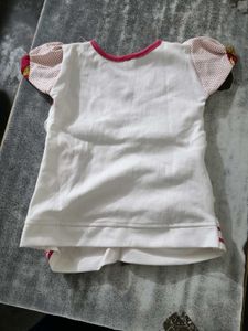 baby girl's shirt delightful pink polka dot design