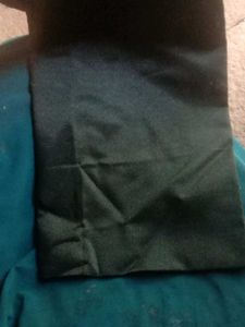 Elegant black dupatta with Red &amp; Gold Border