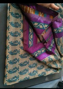 Paisley Print Saree with Blouse