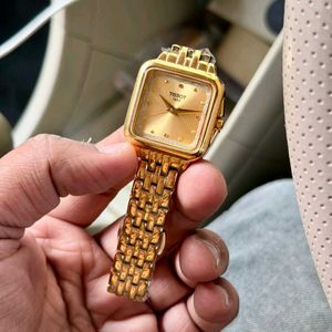 Elegant Tissot Ladies Watch SQUARE DIAL SLIM STRAP