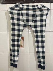 Black &amp; White Buffalo Plaid Pants