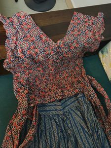 top with skirt