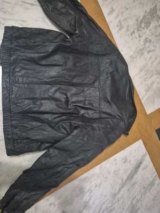 Men's Black Leather Jacket