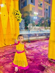 Vibrant Yellow Lehenga Choli Set
