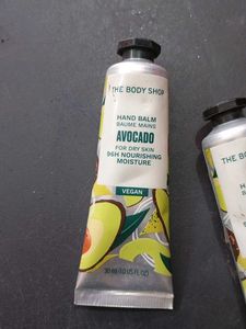 The body shop avocado hand cream combo