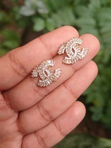 Designer Inspired CC Stud Earrings