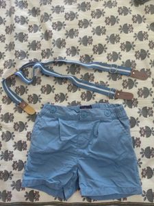 set of 5 kids shorts and overalls