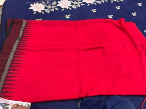 Red Chessboard Pattern Blouse