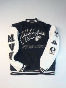 heavy Varsity Jacket with "Millionaire Vision"
