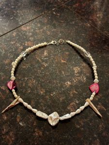 Baroque pearl necklace 🦩👛🦢🤍🦪