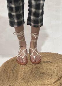 Set Of 2 completely new Lace-Up Sandals