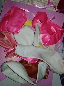 Pink theme birthday banner &amp;Party Balloons