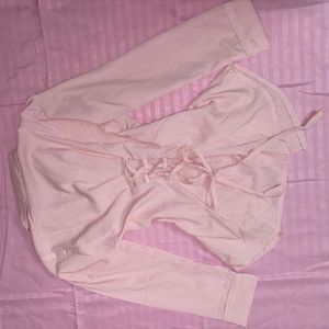 Fitted Pink Collared Shirt
