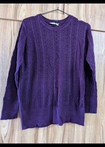 New With Tag Purple Light Sweater