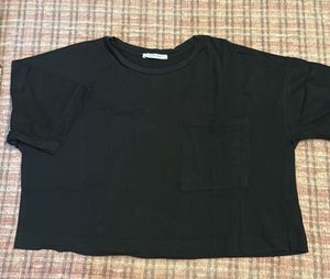 Zara Basic Black Tee