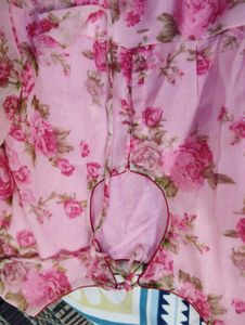 Floral Pink Ethnic Gown