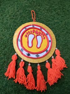 Laxmi Mata Ji Clay Footprint