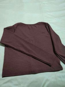 Women Brown Top