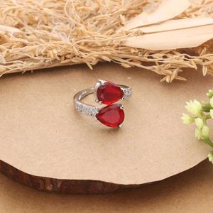 Sparkling Pear Cut Gemstone Ring 2 pics