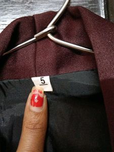 Burgundy Suit Set