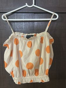 Cute Polka Dot Crop Top