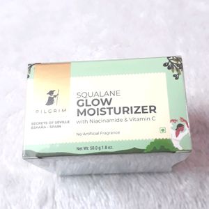 Pilgrim Squalane Glow Moisturizer And Face Cream