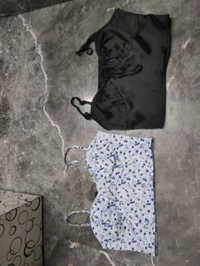 Cute Spaghetti Strap Crop Tops