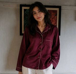 Women's Satin Pajama Set