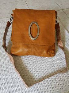 french Leather Crossbody Bag