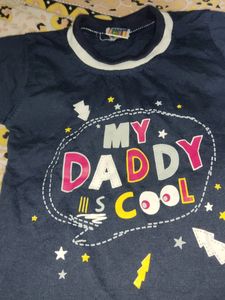 Baby Boys Dark Blue T Shirt.Small Size . Cotton