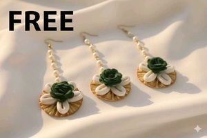 Floral Jewellery Set for mehndi ceremony