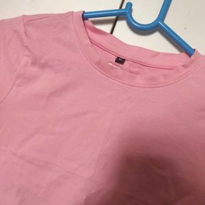 Pink Casual T-Shirt