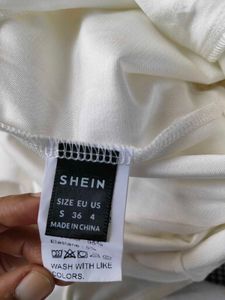 SHEIN Sweetina Women's  white Valentines Dress
