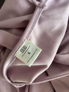 Pastel Purple Ruched Mini Dress