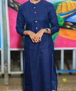 Elegant Navy Blue Kurta