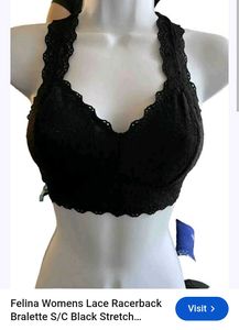 Felina Elegant Black Lace Bra
