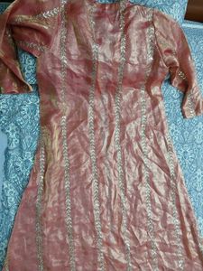 Elegant A-line shrug blouse sharara with du