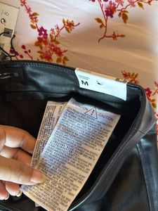 Zara Faux Leather Skinny Pants