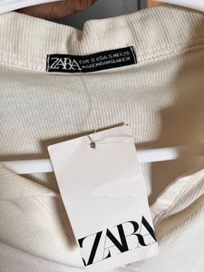 Zara Cropped Polo Shirt