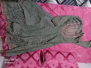 Embroided Anarkali Long Flare Dress