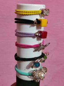 Cute Colourful Hair Ties