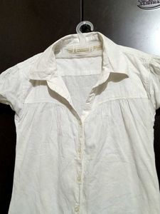 Floral White Shirt Formal