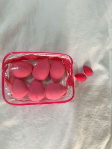 Makeup Sponge Set with free Pouch and mini blender