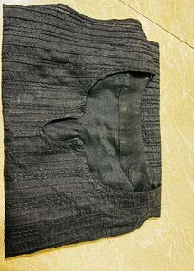 Stylish Black Textured Sleeveless Kurta