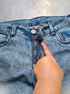 Acid Wash Denim Jeans